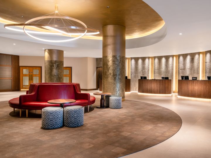 Lobby and Front desk