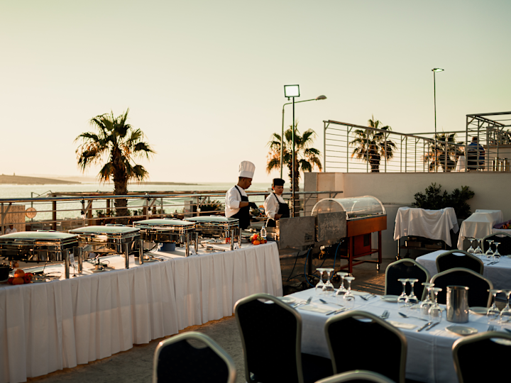 Configurarea cateringului la apus