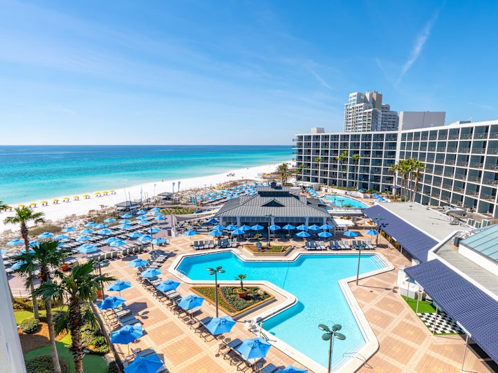 Outdoor Pool Area and Exterior of Hilton Sandestin Beach Golf Resort and Spa