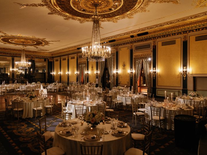 The Empire Room Setup for a Wedding Celebration