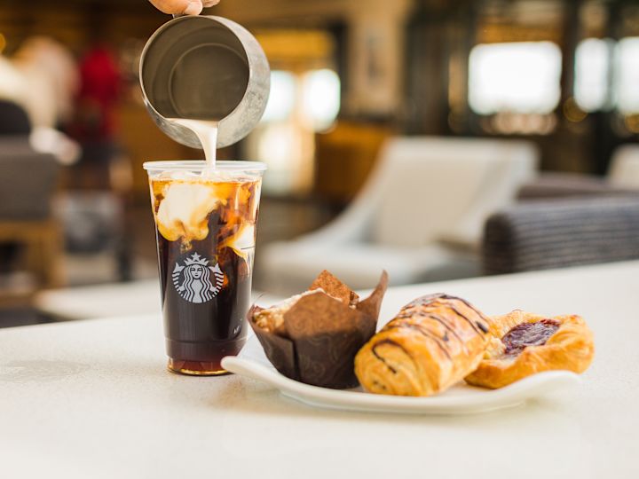 Coffee and Pastries at Elevate Coffee Bar
