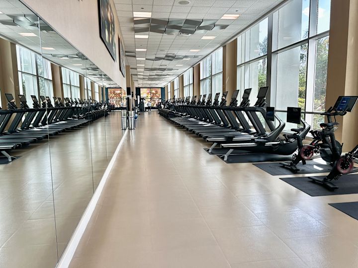 on site fitness center