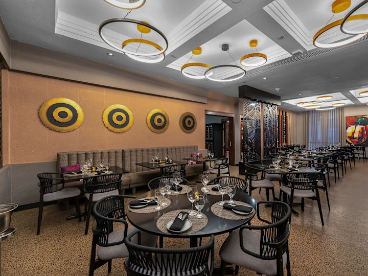 Dining Tables at La Cava Restaurant