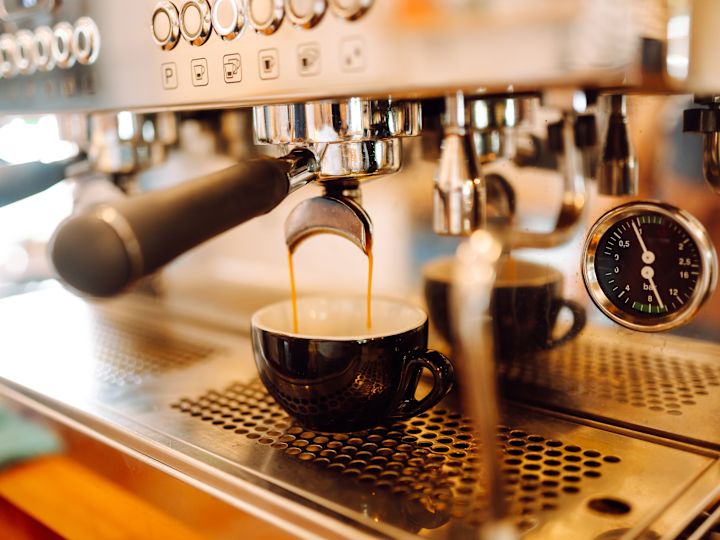 Espresso Machine Detail at Bell Rock Marketplace