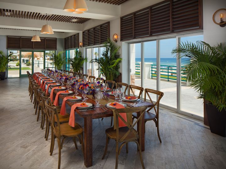 Meeting Room with Large Meeting Table and Chairs