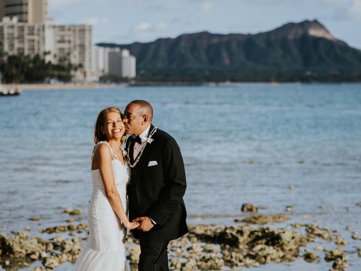 man and woman by the water