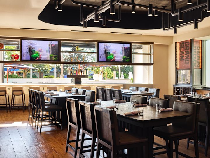 FastBreak view of table setup at daytime