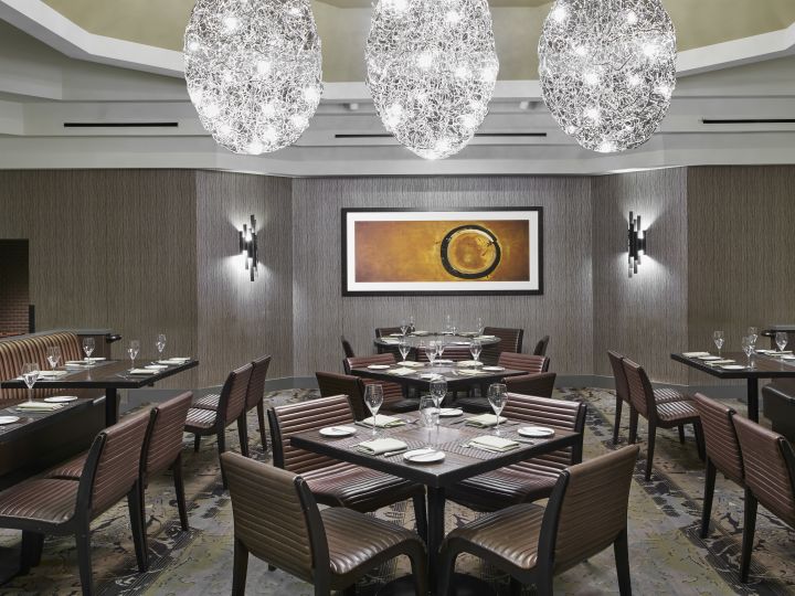 Dining Tables in Hotel Restaurant