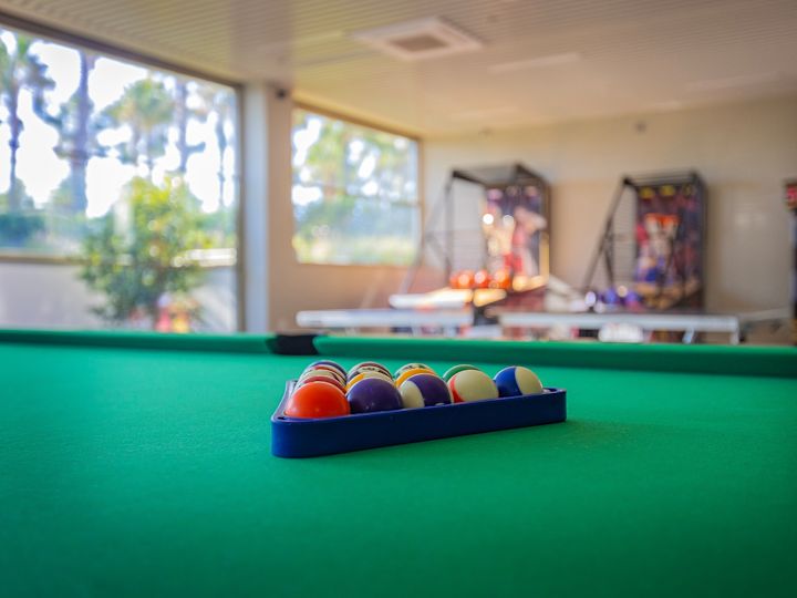 A Billiards Table at the Youngsters Club