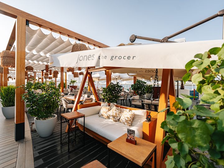 Comfortable Seat on a Terrace at Jones the Grocer