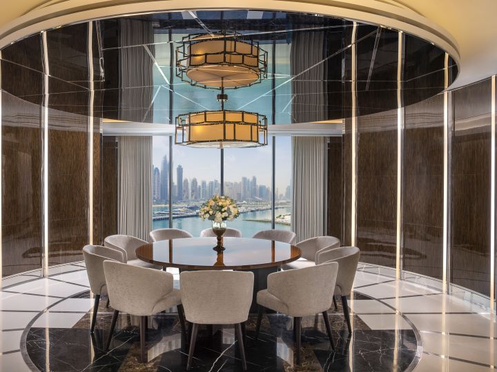 Coin repas de la suite royale