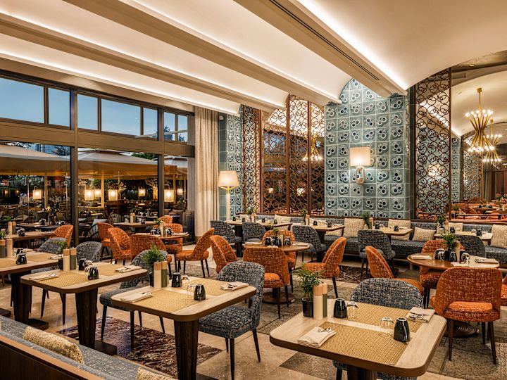 Zona pranzo del ristorante ARLO