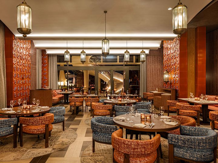 Sala da pranzo del ristorante Malva