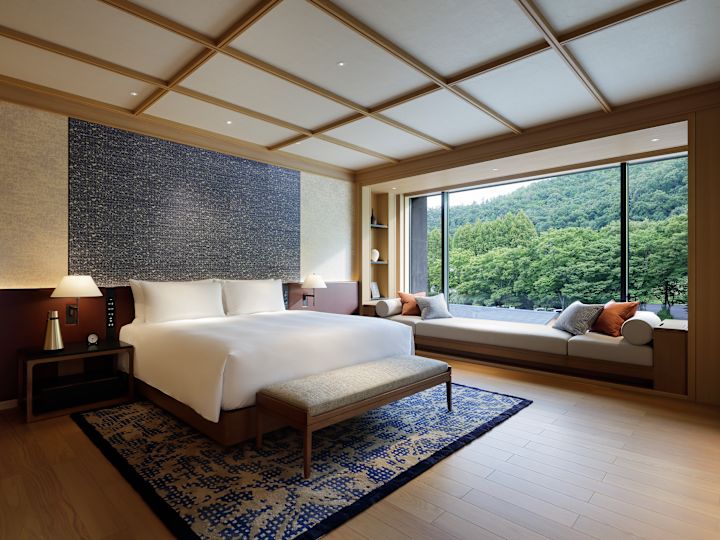 king bedroom in suite