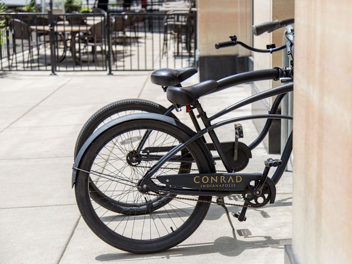 Bicycles Outdoors at Conrad Indianapolis