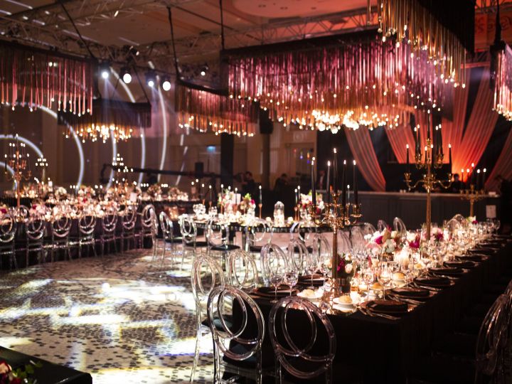 ballroom reception tables