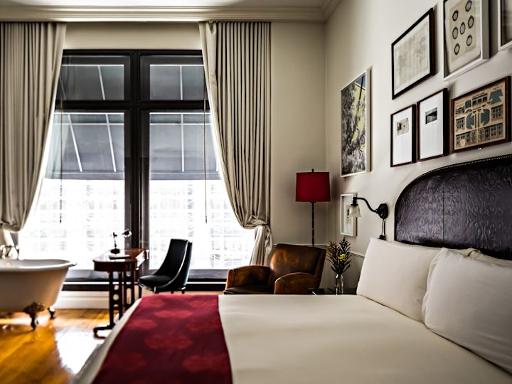 NoMad Bedroom with bath