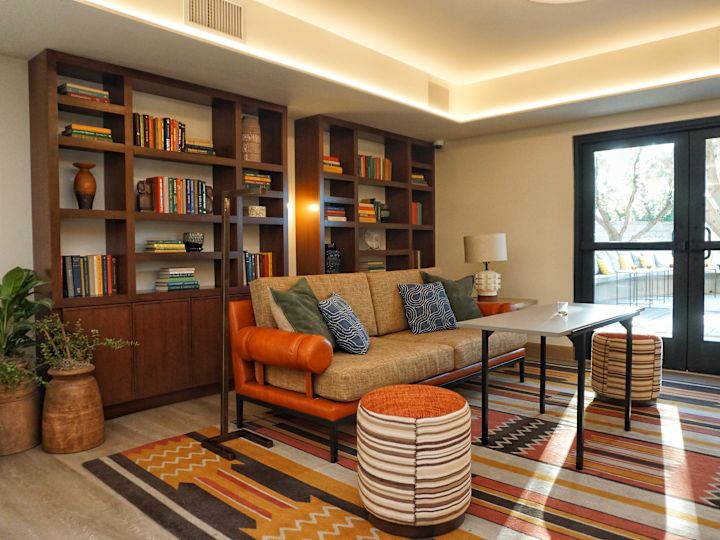 Sitting area with comfortable chairs