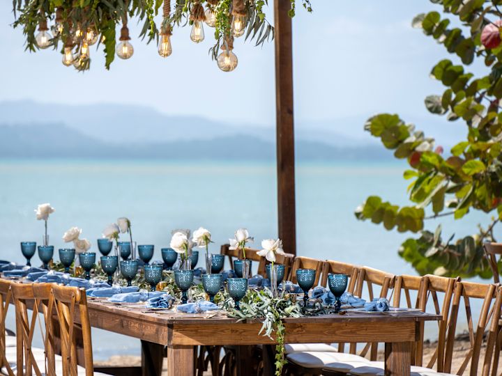 Beach event setup