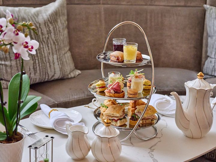 Signature Tea Service on a Table