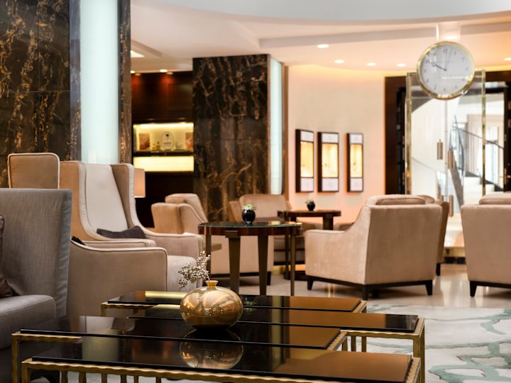 Sitzbereich in der Lobby