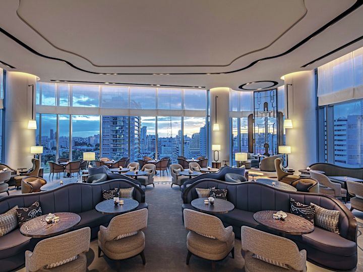 Sunset at Peacock Alley