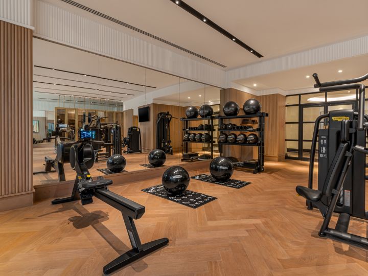 Shot of fitness center