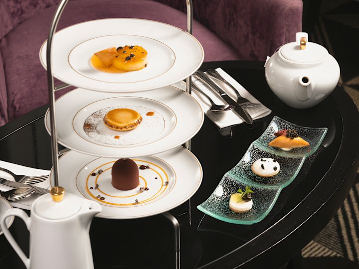 Nachmittagstee-Tee-Sortiment der Peacock Alley