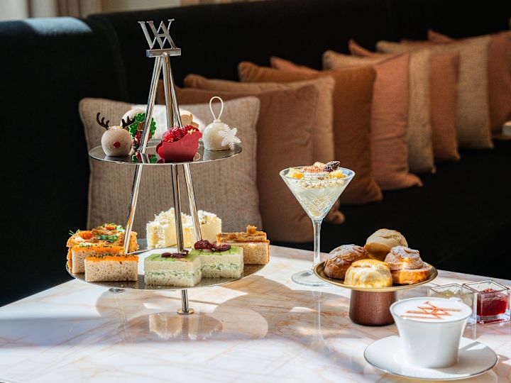 Ledoux afternoon tea display with WA coffee