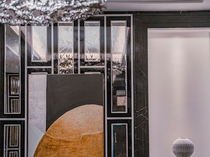 ミーティングエリアのアートショット