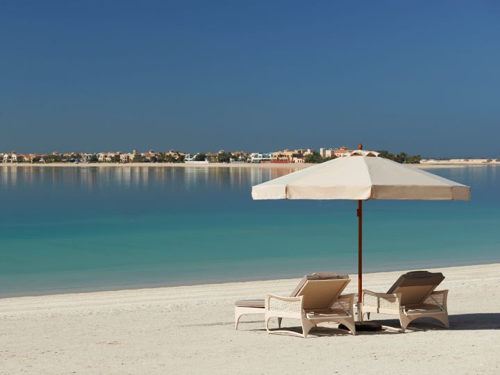 Beach Chairs and umbrella