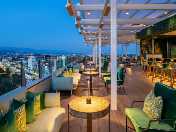 Rooftop Waldorf Astoria Beverly Hills
