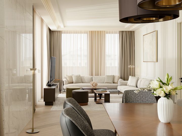 Apartament cu zonă de zi