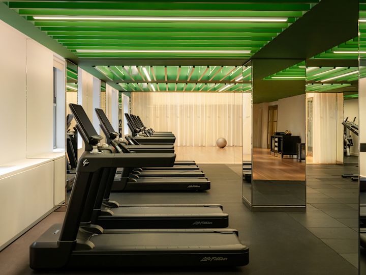 centre sportif sur place, tapis de course