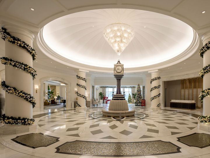 Dekorasi Liburan Lobi