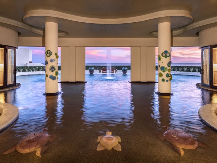 スパのメディデーションプール