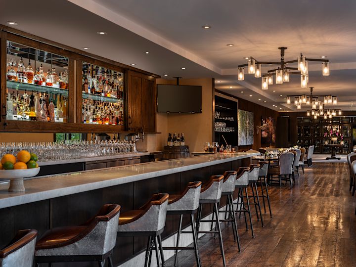 Large Bar Area at a Restaurant