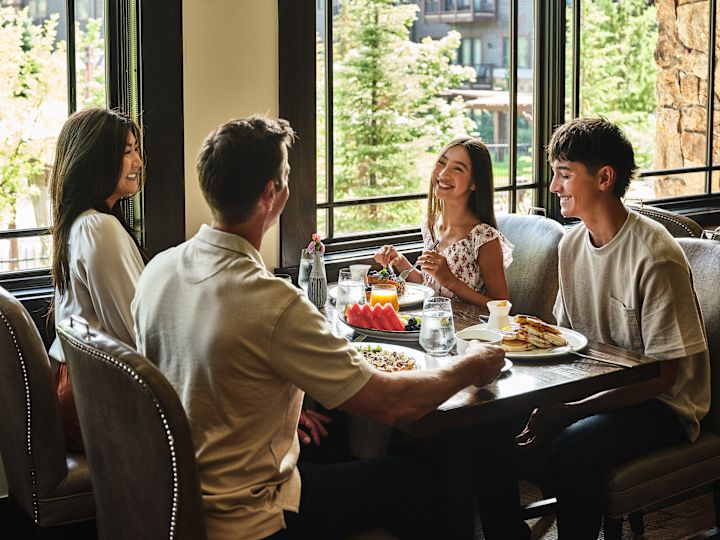 Family Dining at Powder Restaurant