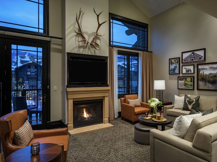 Loungeområde med bekväm möblering