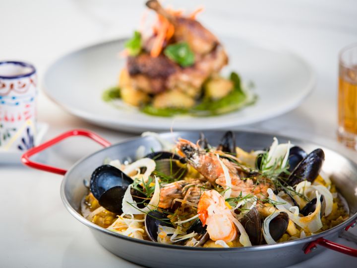 Mussels Dish on a Plate at AVEO Table and Bar Restaurant