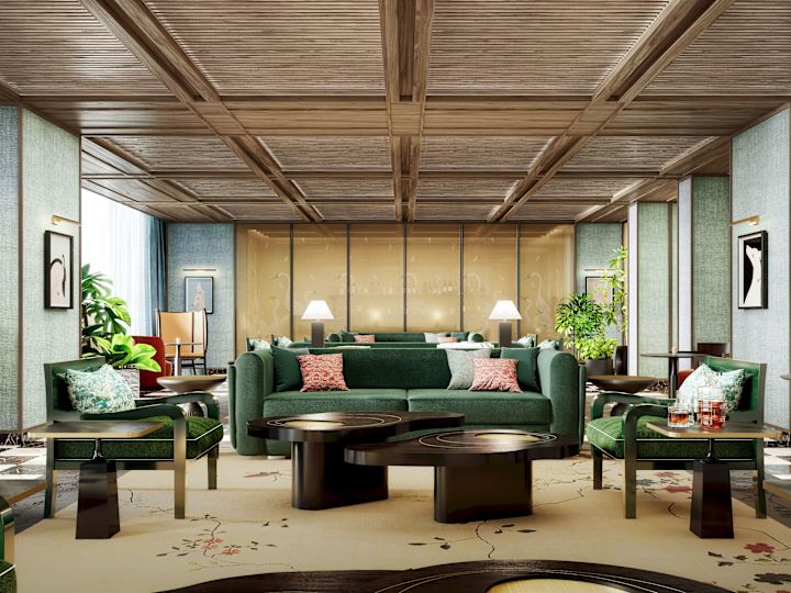 Bar Area With Seating