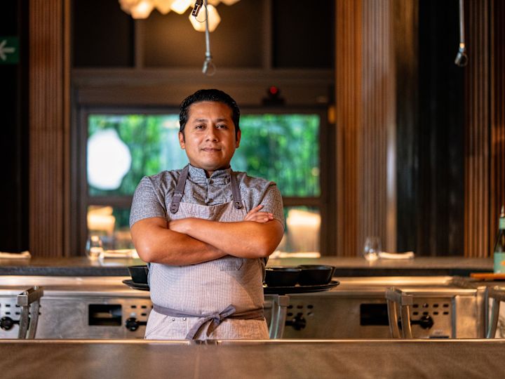 Le chef Thare Osorio, restaurant Kengai