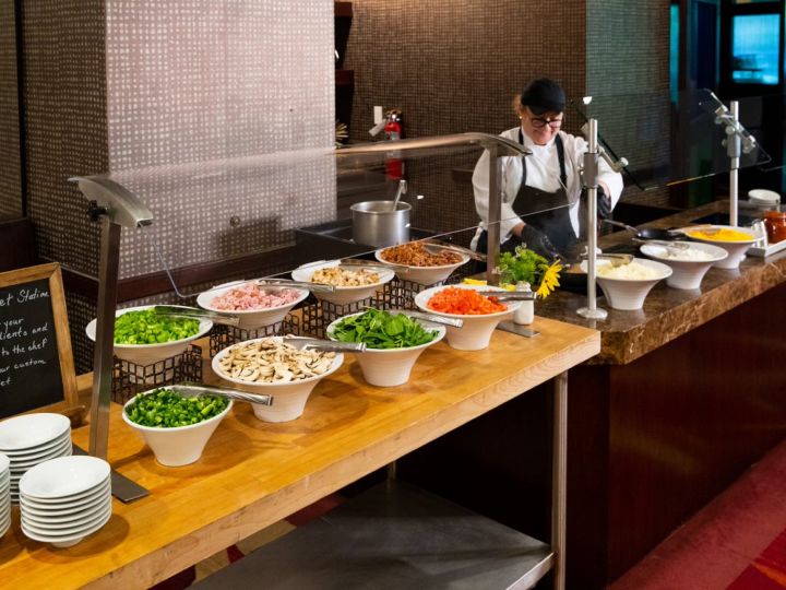 omelet station