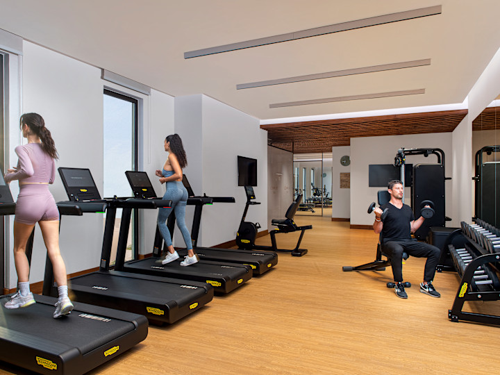 Personen im Fitness Center