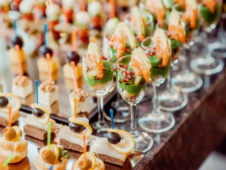 catering Selection of hors d'oeuvres