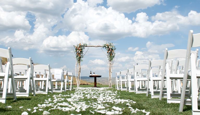 Lawn Wedding Ceremony