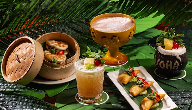 Trader Vic's JBR image, with drinks and cocktails