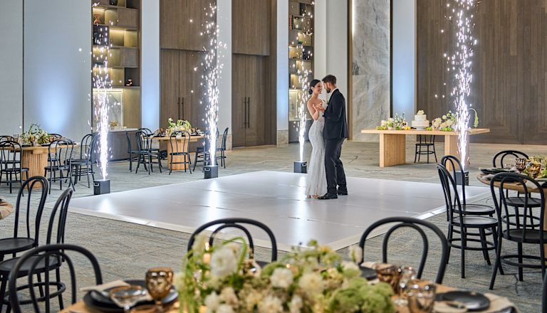ballroom, bride & groom dancing