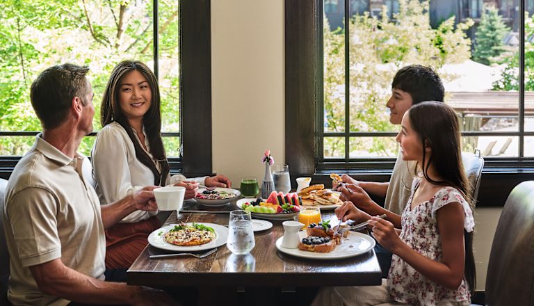 Family Dining at Powder Restaurant