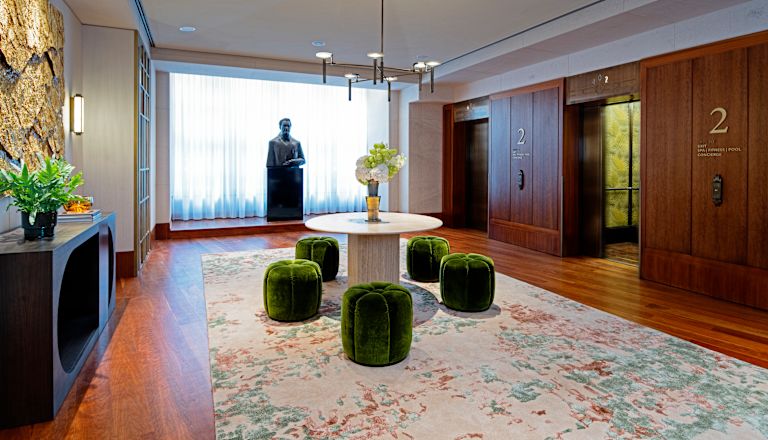 Lobby, Fahrstuhllandung